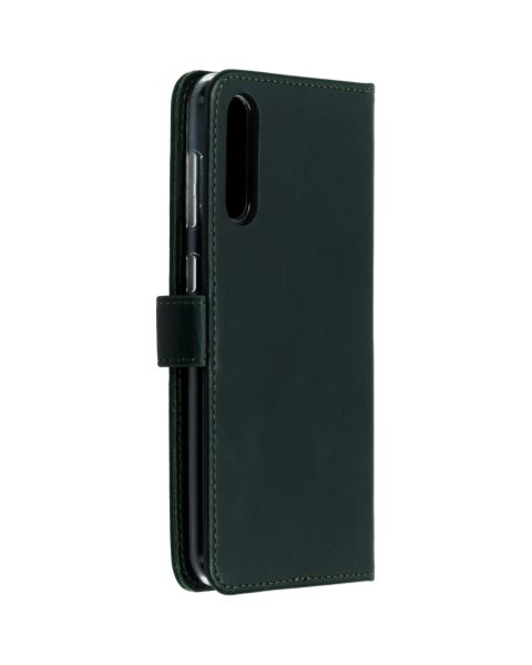 Echtleder Klapphülle Grün für das Samsung Galaxy A50 / A30s