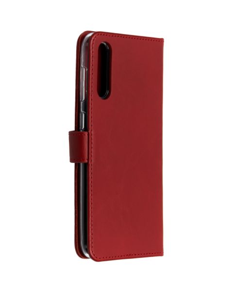 Echtleder Klapphülle Rot für das Samsung Galaxy A50 / A30s