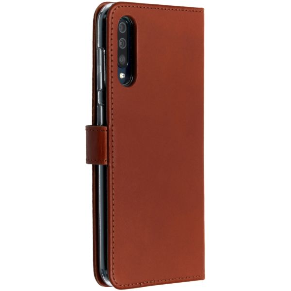 Echtleder Klapphülle Hellbraun für das Samsung Galaxy A50 / A30s