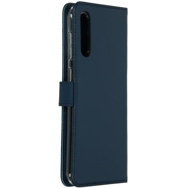 Echtleder Klapphülle Blau für das Samsung Galaxy A50 / A30s