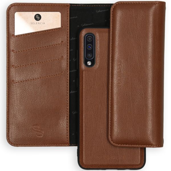 Uitneembare Vegan Lederen Clutch Galaxy A50 / A30s - Bruin - Bruin / Brown