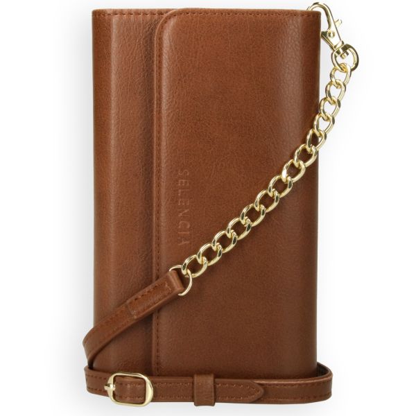 Uitneembare Vegan Lederen Clutch Galaxy A50 / A30s - Bruin - Bruin / Brown