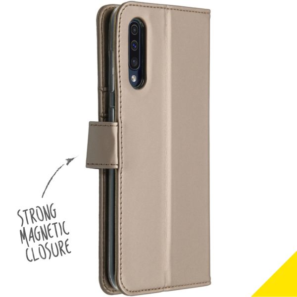 Wallet Softcase Booktype Samsung Galaxy A50 / A30s - Goud - Goud / Gold