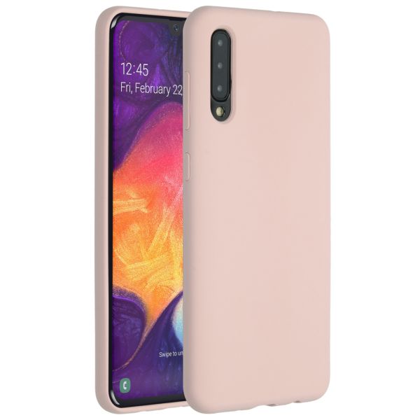 Liquid Silicone Backcover Samsung Galaxy A50 / A30s - Roze - Roze / Pink