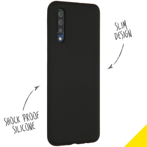 Liquid Silikoncase Schwarz für das Samsung Galaxy A50 / A30s