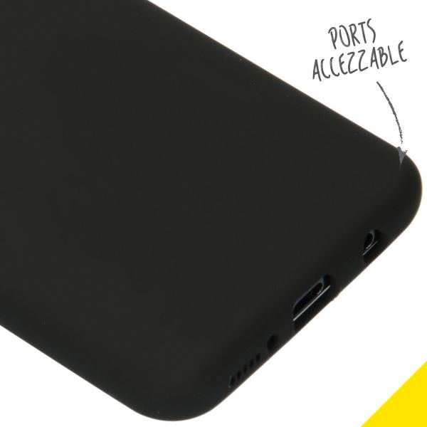 Liquid Silikoncase Schwarz für das Samsung Galaxy A50 / A30s