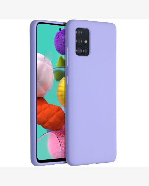 Liquid Silikoncase Lila für das Samsung Galaxy A51