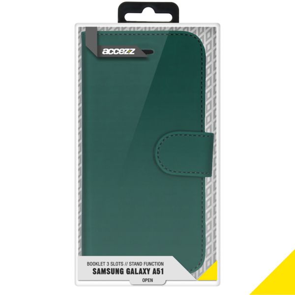 Wallet TPU Klapphülle Grün für das Samsung Galaxy A51