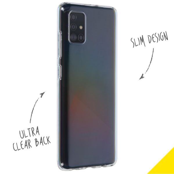 TPU Clear Cover Transparent für das Samsung Galaxy A51