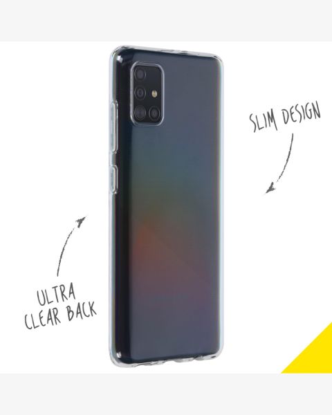 TPU Clear Cover Transparent für das Samsung Galaxy A51