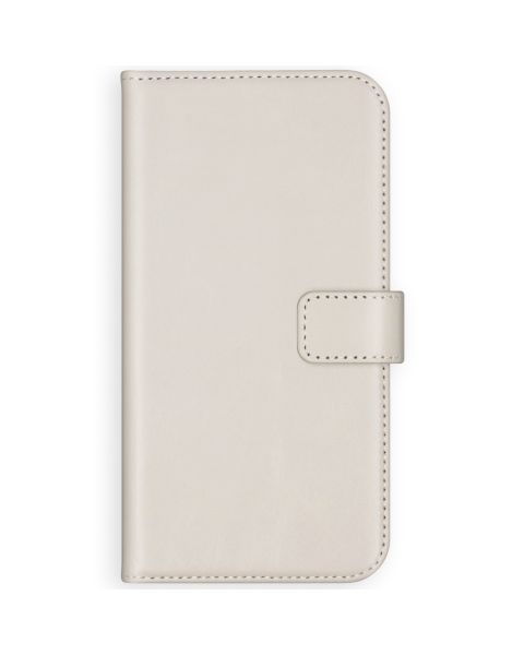 Selencia Echt Lederen Bookcase Samsung Galaxy A51 - Lichtgrijs / Hellgrau    / Light Gray