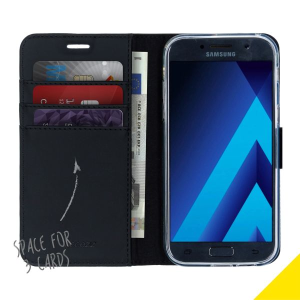 Wallet TPU Klapphülle für das Samsung Galaxy A5 (2017) - Schwarz