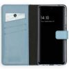 Echtleder Klapphülle für das Samsung Galaxy A52(s) (5G/4G) - Hellblau