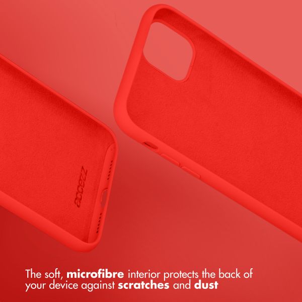 Liquid Silikoncase für das Samsung Galaxy A52(s) (5G/4G) - Rot