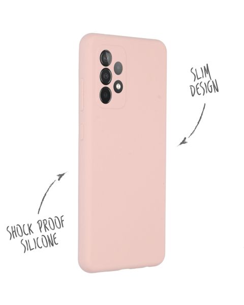 Liquid Silikoncase für das Samsung Galaxy A52(s) (5G/4G) - Rosa