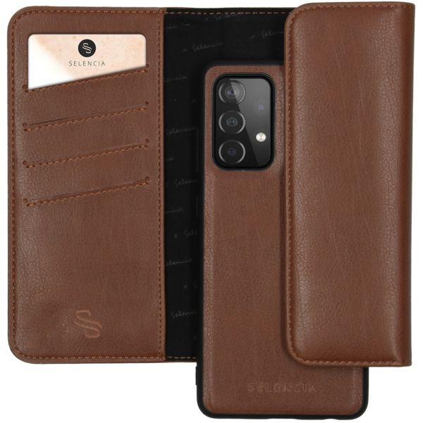Selencia Uitneembare Vegan Lederen Clutch Galaxy A52(s) (5G/4G)