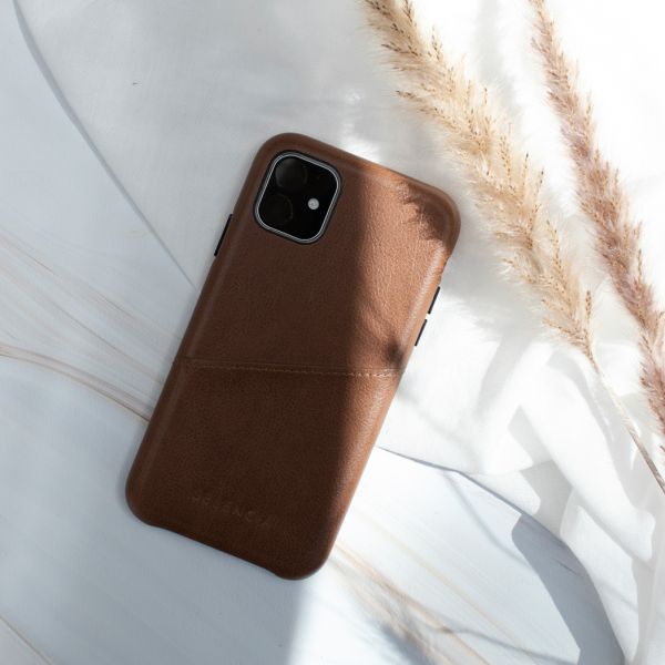 Selencia Vegan Lederen Backcover Samsung Galaxy A52(s) (5G/4G) - Bruin / Braun  / Brown