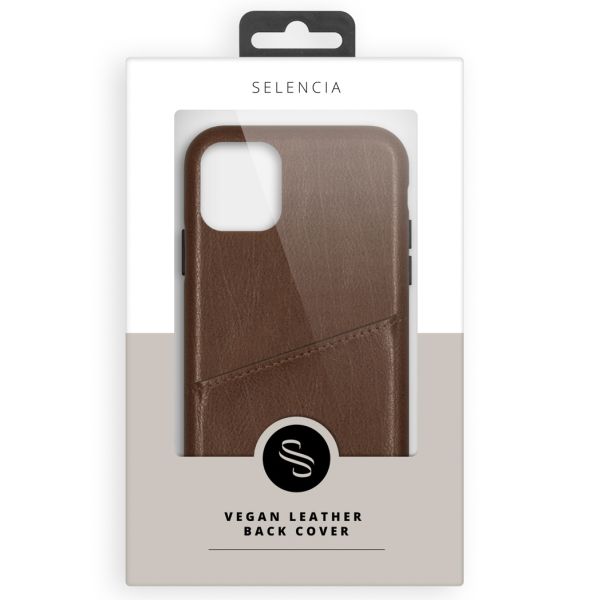 Selencia Vegan Lederen Backcover Samsung Galaxy A52(s) (5G/4G) - Bruin / Braun  / Brown