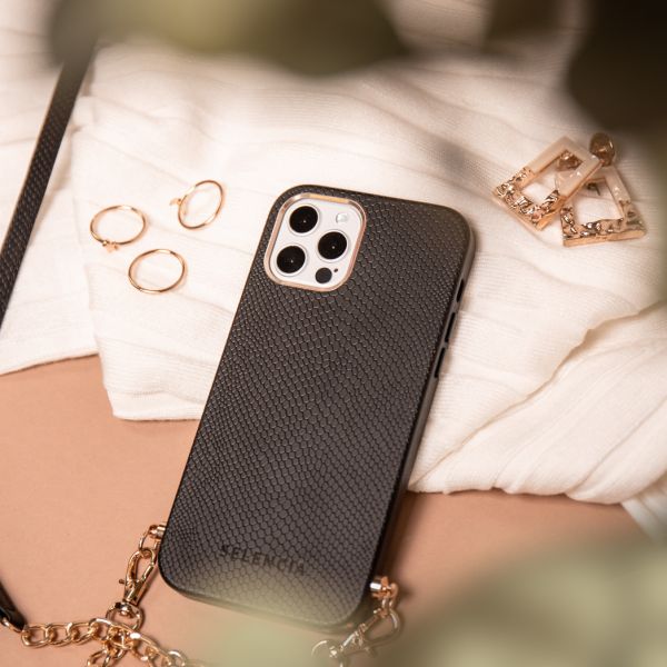 Slang Hoesje met koord Galaxy A52 (5G) / A52 (4G) - Zwart - Zwart / Black