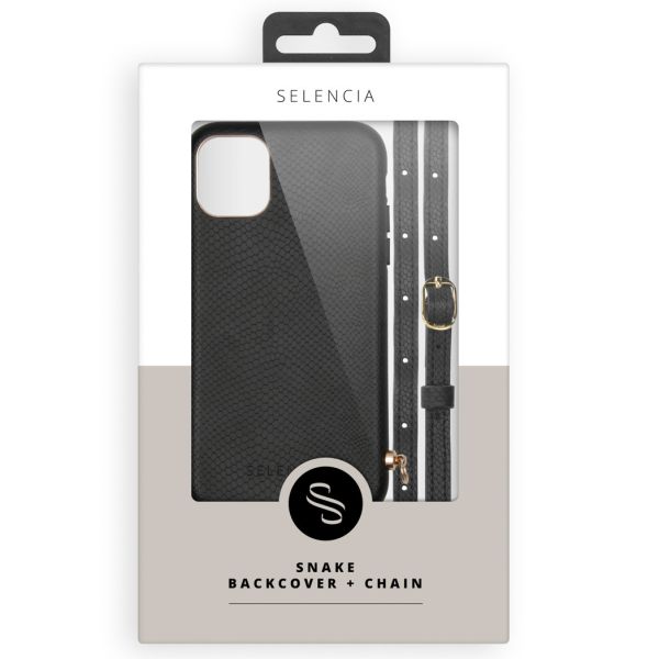 Slang Hoesje met koord Galaxy A52 (5G) / A52 (4G) - Zwart - Zwart / Black
