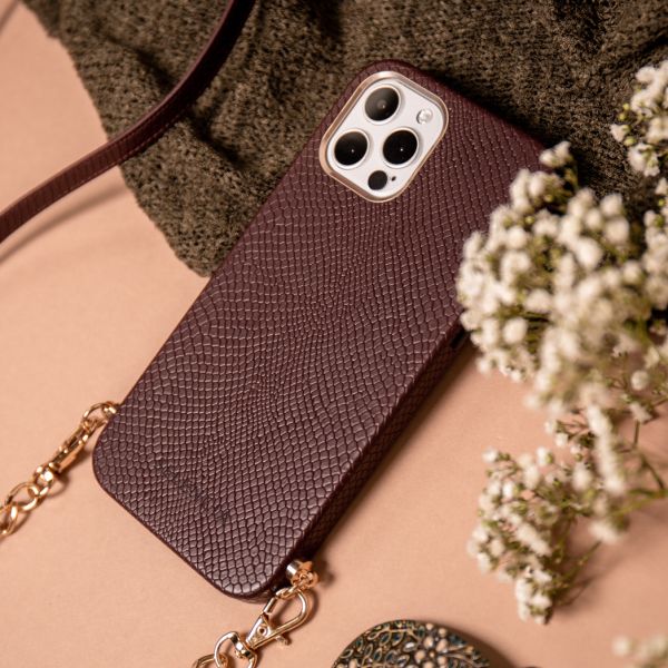 Slang Hoesje met koord Galaxy A52 (5G) / A52 (4G) - Bordeaux - Bordeaux