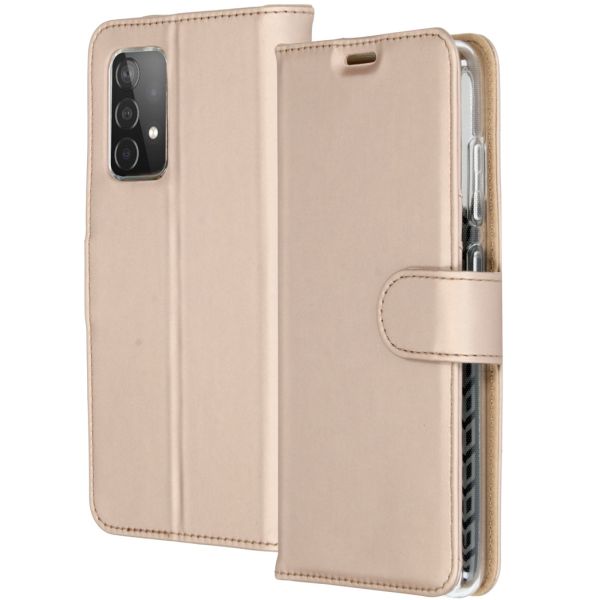 Accezz Wallet Softcase Bookcase Samsung Galaxy A52(s) (5G/4G) - Goud / Gold