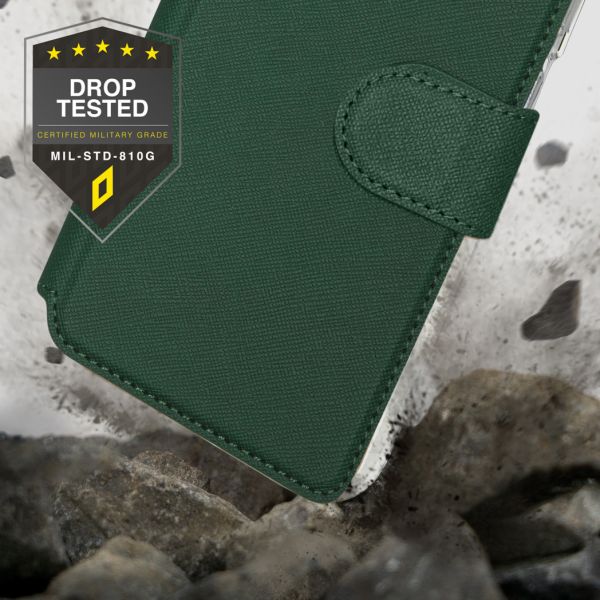 Xtreme Wallet Booktype Galaxy A52 5G / A52 4G - Donkergroen - Donkergroen / Dark Green