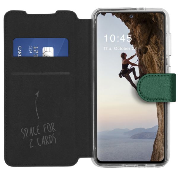 Xtreme Wallet Booktype Galaxy A52 5G / A52 4G - Donkergroen - Donkergroen / Dark Green