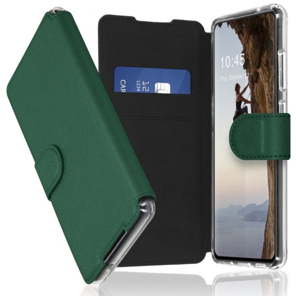 Xtreme Wallet Booktype Galaxy A52 5G / A52 4G - Donkergroen - Donkergroen / Dark Green