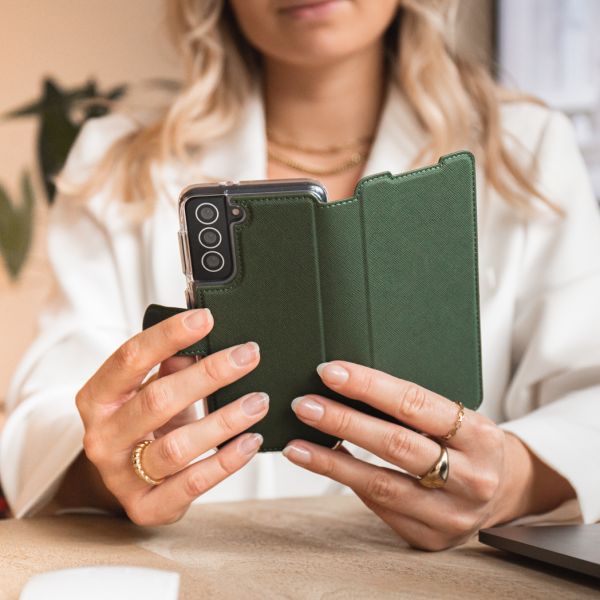 Xtreme Wallet Booktype Galaxy A52 5G / A52 4G - Donkergroen - Donkergroen / Dark Green