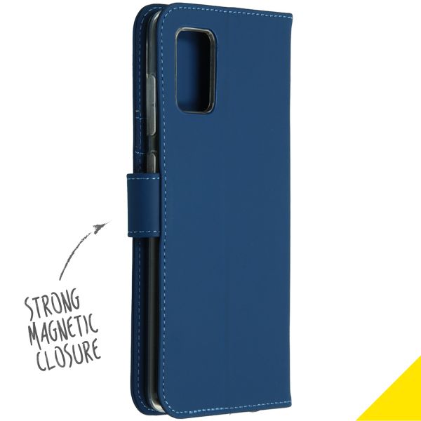 Wallet TPU Klapphülle Blau für das Samsung Galaxy A71