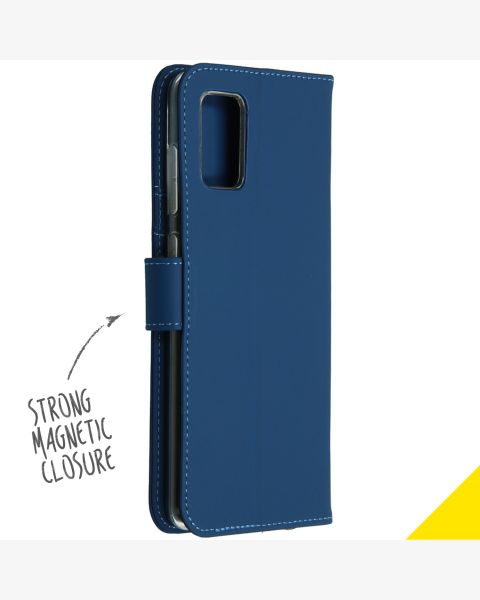 Wallet TPU Klapphülle Blau für das Samsung Galaxy A71