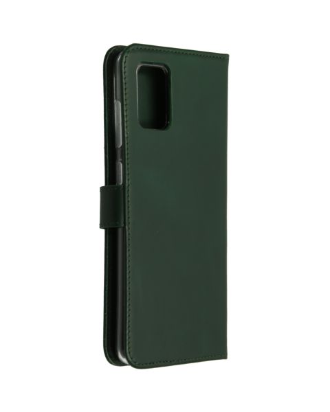 Echtleder Klapphülle für das Samsung Galaxy A71 - Grün