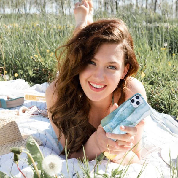Selencia Maya Fashion Backcover Samsung Galaxy A71 - Onyx Blue