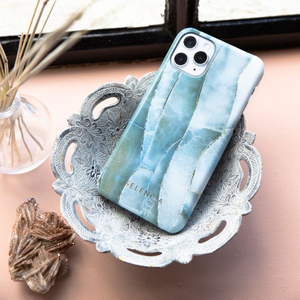 Selencia Maya Fashion Backcover Samsung Galaxy A71 - Onyx Blue