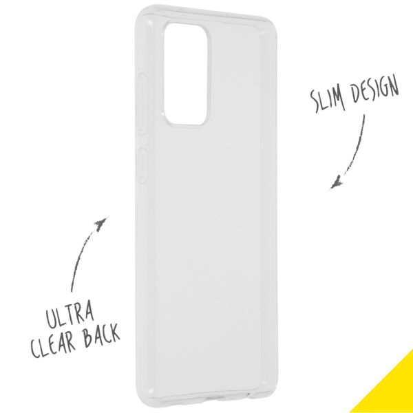 TPU Clear Cover für das Samsung Galaxy A72 - Transparent