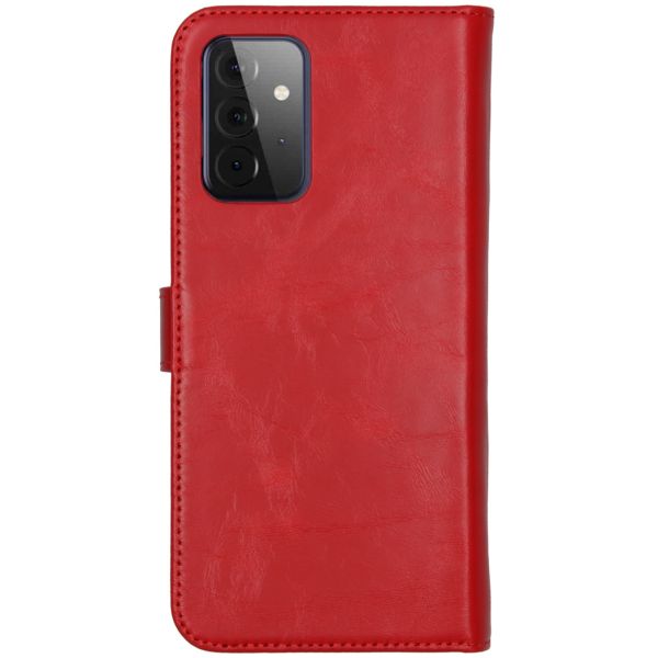 Echtleder Klapphülle für das Samsung Galaxy A72 - Rot