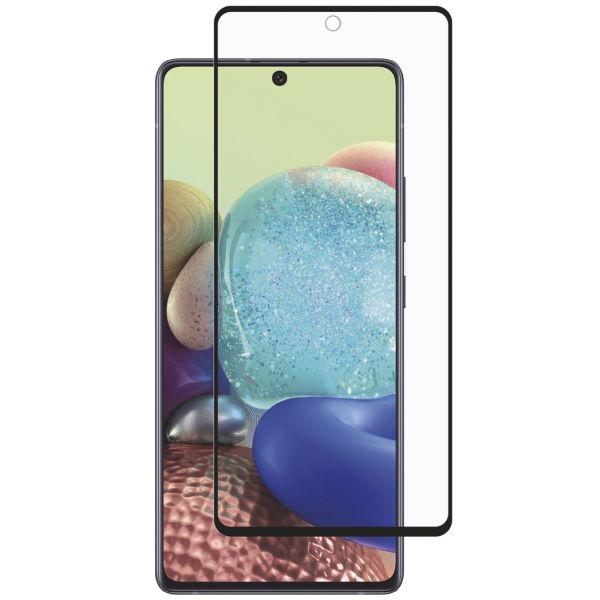 Premium Screen Protector aus gehärtetem Glas für das Samsung Galaxy A72 / M53 - Schwarz