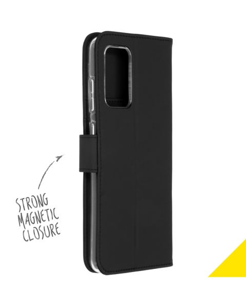 Wallet TPU Klapphülle für das Samsung Galaxy A72 - Schwarz