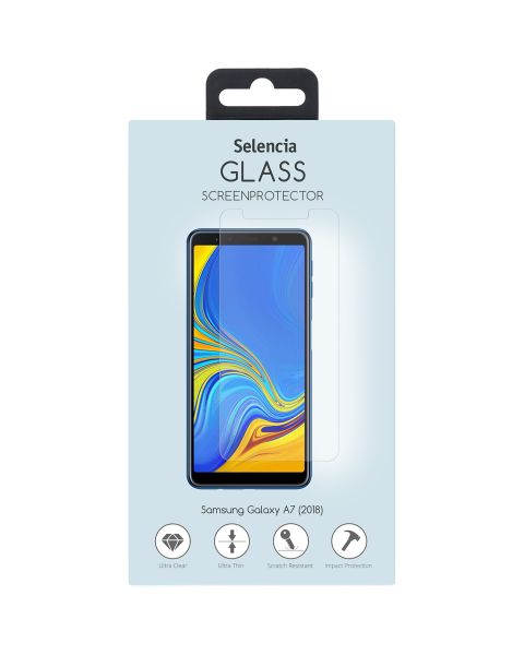 Selencia Gehard Glas Screenprotector Samsung Galaxy A7 (2018)