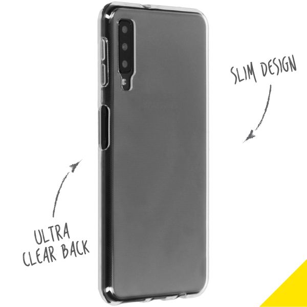 TPU Clear Cover Transparent für das Samsung Galaxy A7 (2018)