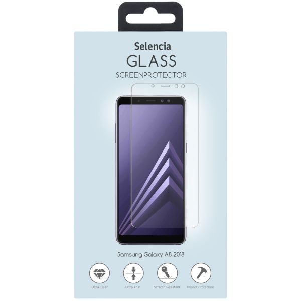 Displayschutz aus gehärtetem Glas für das Samsung Galaxy A8 (2018)