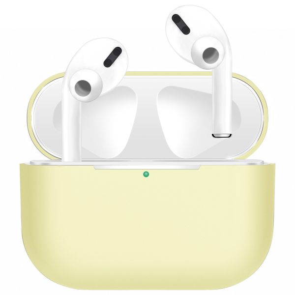 Siliconen Case voor AirPods Pro - Geel - Geel / Yellow