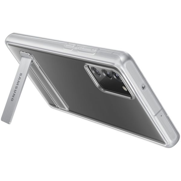 Samsung Clear Standing Backcover Galaxy Note 20 - Transparant