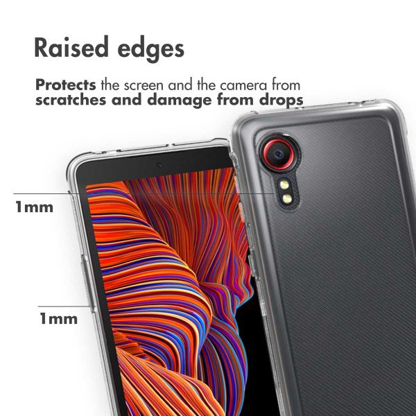 TPU Clear Cover für das Samsung Galaxy Xcover 5 - Transparent