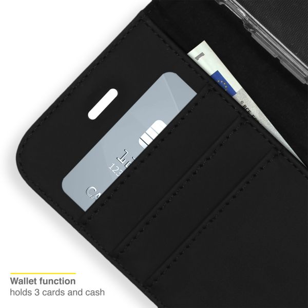 Wallet TPU Klapphülle für das Samsung Galaxy Xcover 5 - Schwarz