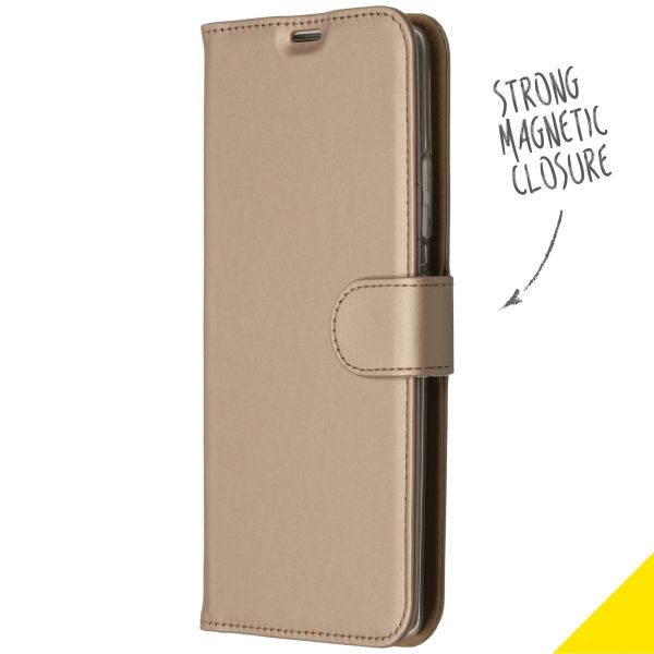 Accezz Wallet Softcase Bookcase Samsung Galaxy S10 Lite - Goud / Gold