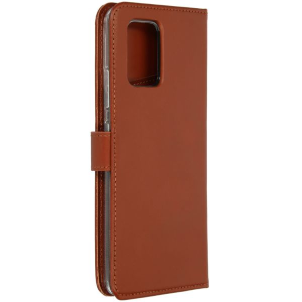 Echt Lederen Booktype Samsung Galaxy S10 Lite - Lichtbruin - Lichtbruin / Light Brown