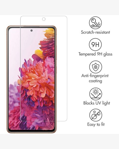 Displayschutz aus gehärtetem Glas für das Samsung Galaxy S20 FE