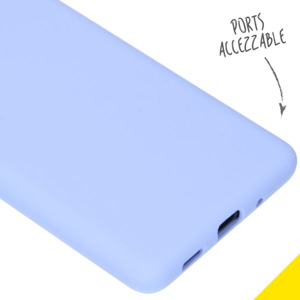 Liquid Silicone Backcover Samsung Galaxy S20 FE - Lilac - Lila